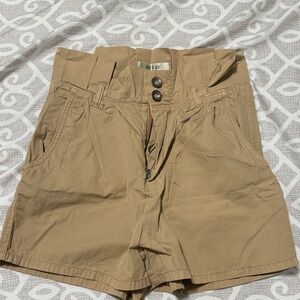 Guess Women's High-Waisted Brown Shorts